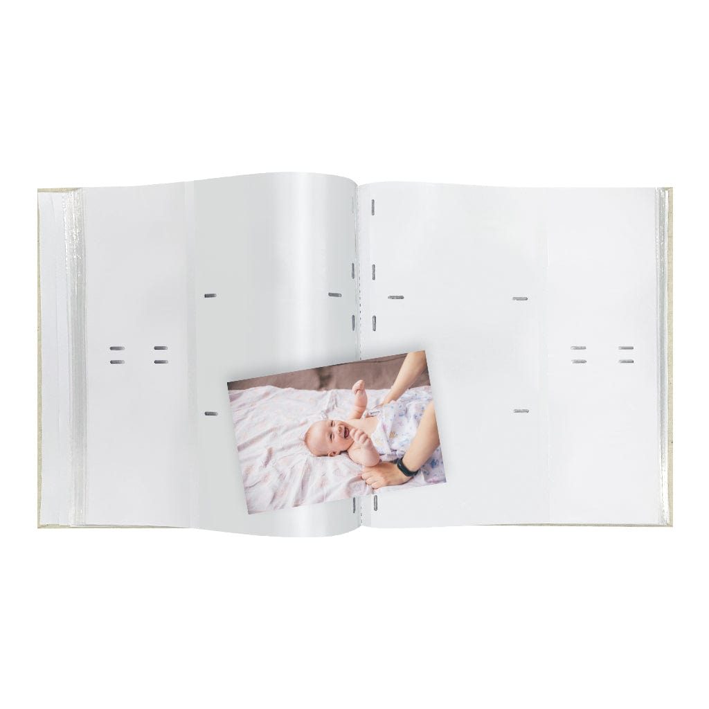 Plush Linen Cream Slip-in Large Photo Album 500 Photos from our Photo Albums collection by Profile Australia