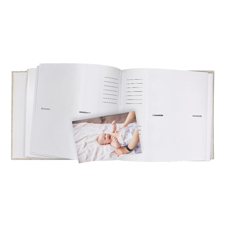 Plush Linen Cream Slip-in Photo Album (200ph) - 2 Pack Bundle from our Photo Albums collection by Profile Products (Australia) Pty Ltd