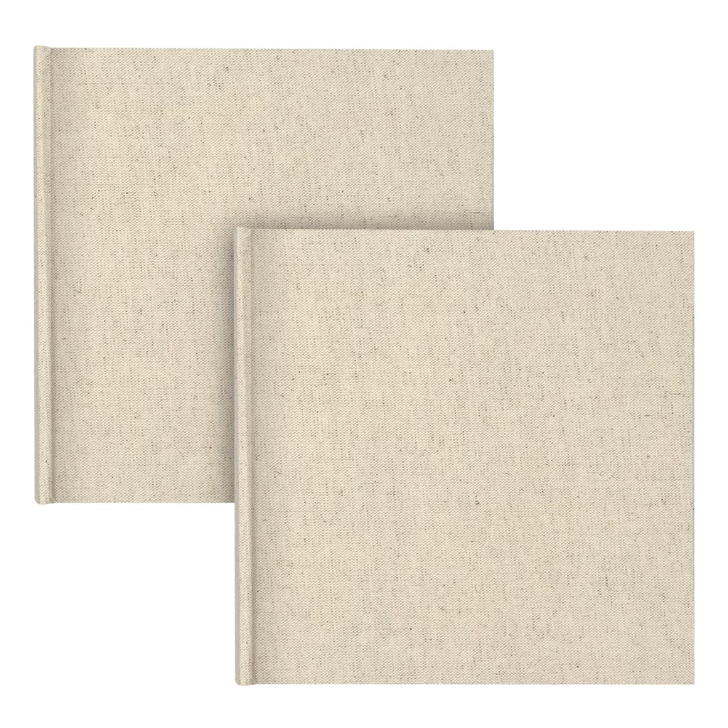 Plush Linen Cream Slip-in Photo Album (200ph) - 2 Pack Bundle from our Photo Albums collection by Profile Products (Australia) Pty Ltd