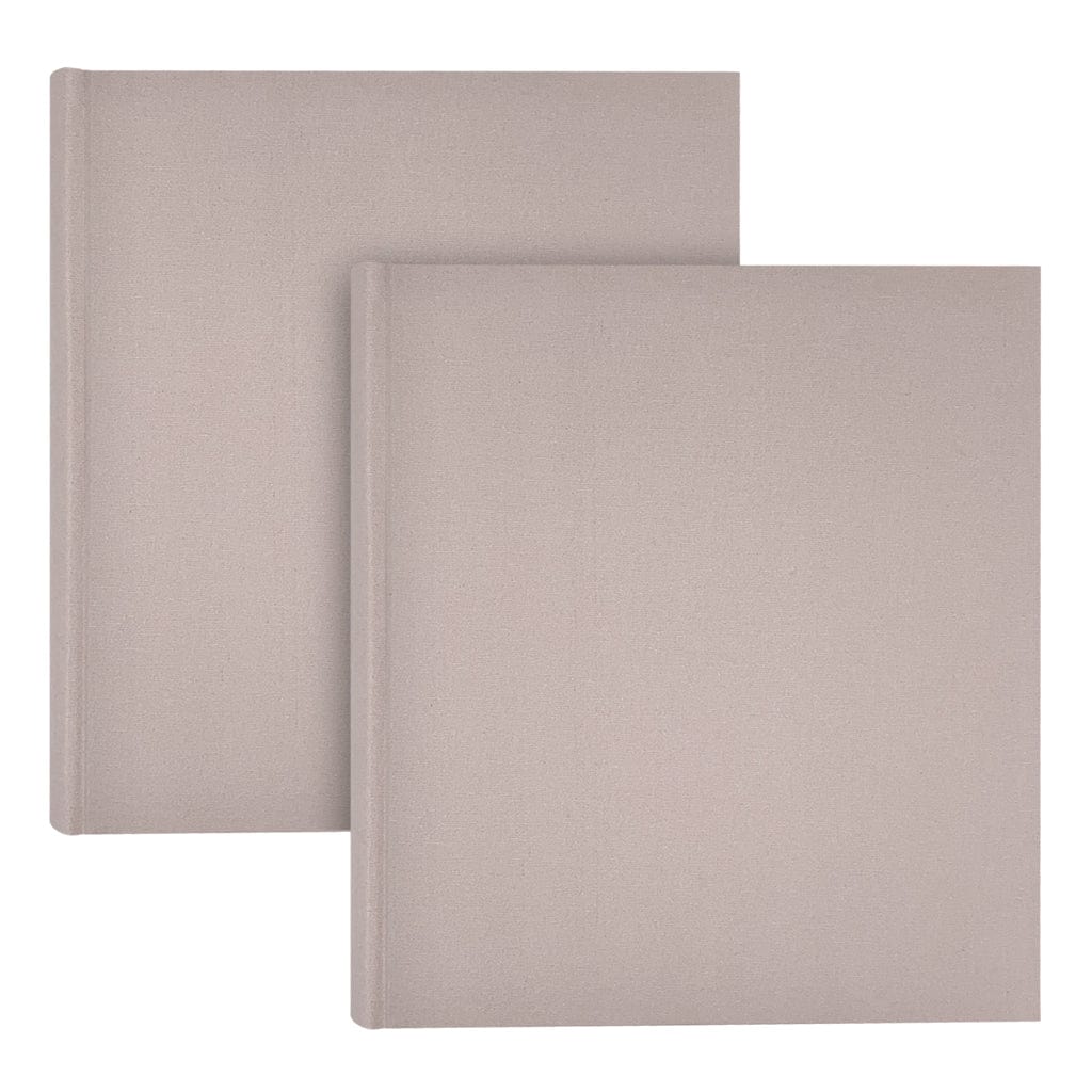 Plush Linen Dusk Large Photo Album (500ph) - 2 Pack Bundle from our Photo Albums collection by Profile Products (Australia) Pty Ltd