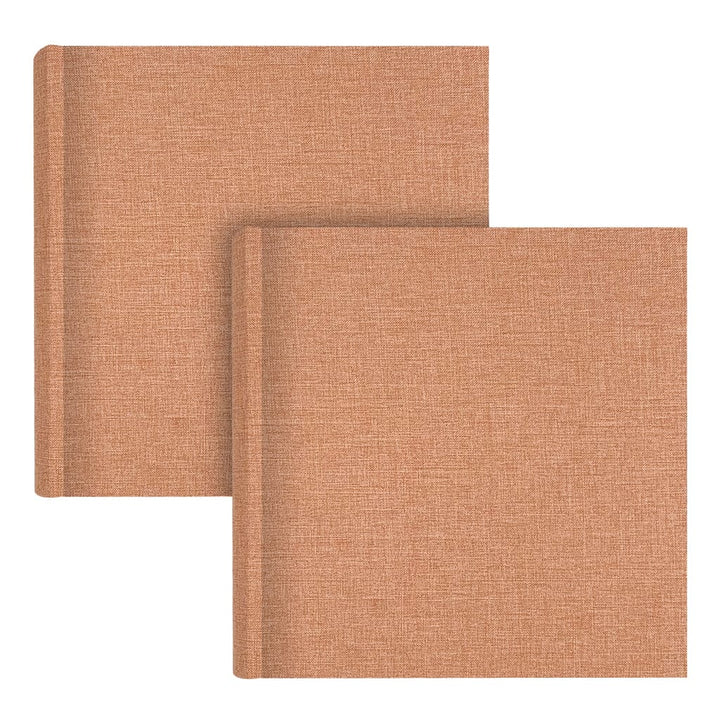 Plush Linen Nutmeg Slip-in Photo Album (200ph) - 2 Pack Bundle from our Photo Albums collection by Profile Products (Australia) Pty Ltd