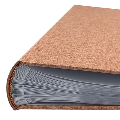 Plush Linen Nutmeg Slip-in Photo Album 300 Photos from our Photo Albums collection by Profile Products Australia