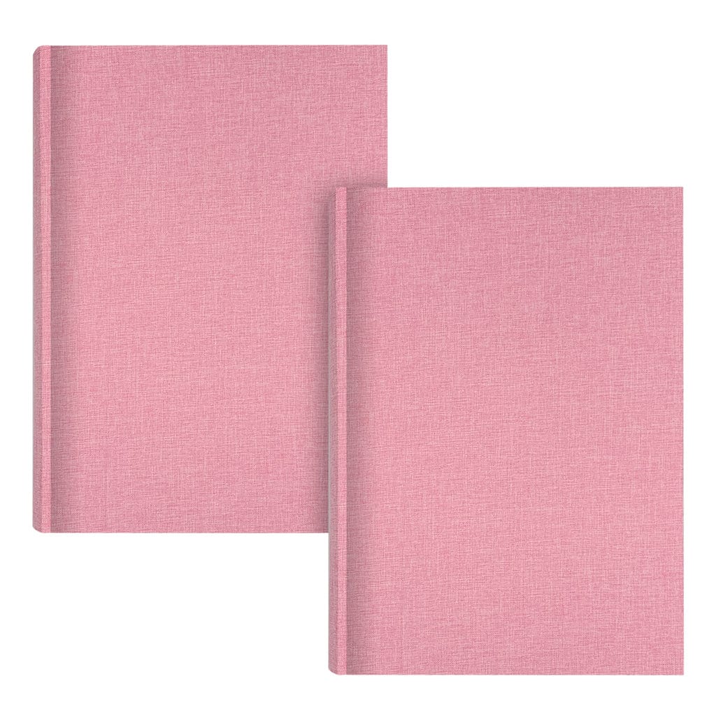 Plush Linen Pink Slip-in Photo Album (300ph) - 2 Pack Bundle from our Photo Albums collection by Profile Products (Australia) Pty Ltd