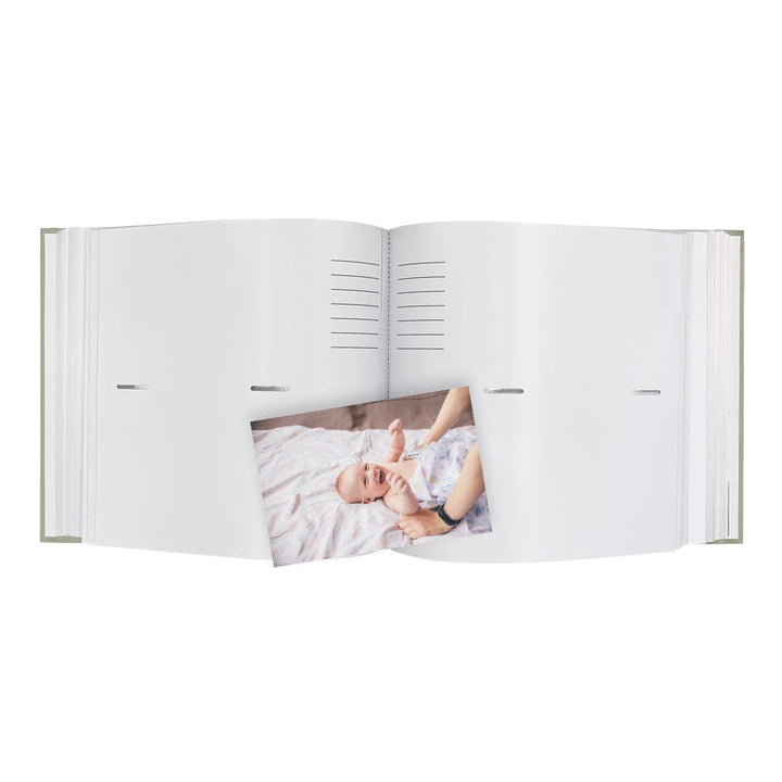 Plush Linen Sage Slip-in Photo Album (200ph) - 2 Pack Bundle from our Photo Albums collection by Profile Products (Australia) Pty Ltd