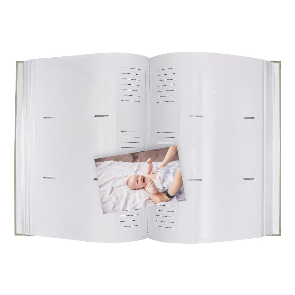 Plush Linen Sage Slip-in Photo Album (300ph) - 2 Pack Bundle from our Photo Albums collection by Profile Products (Australia) Pty Ltd