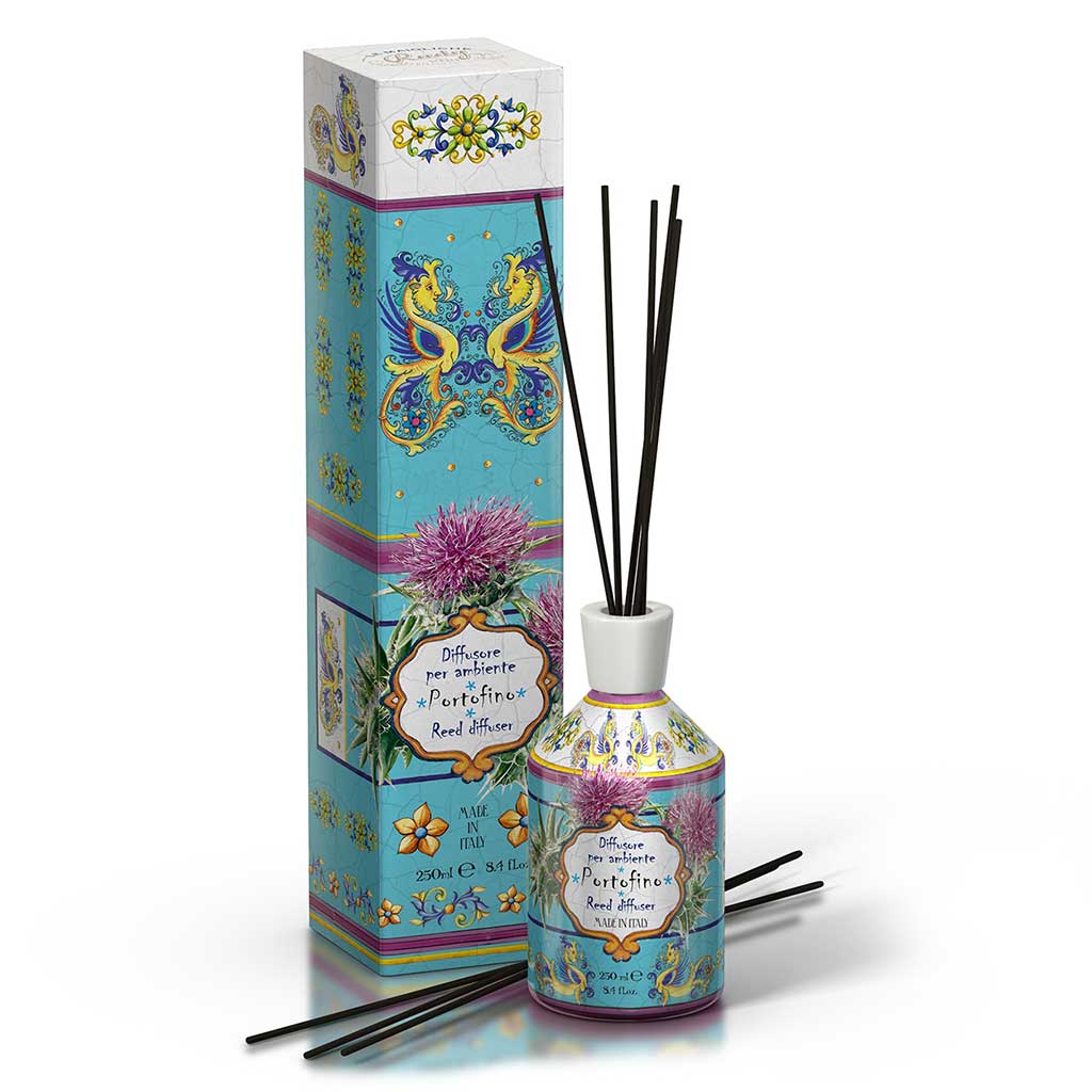 Portofino Oil Diffuser - Jasmine, Gardenia and Raspberry - 250ml from our Oil Diffuser collection by Rudy Profumi