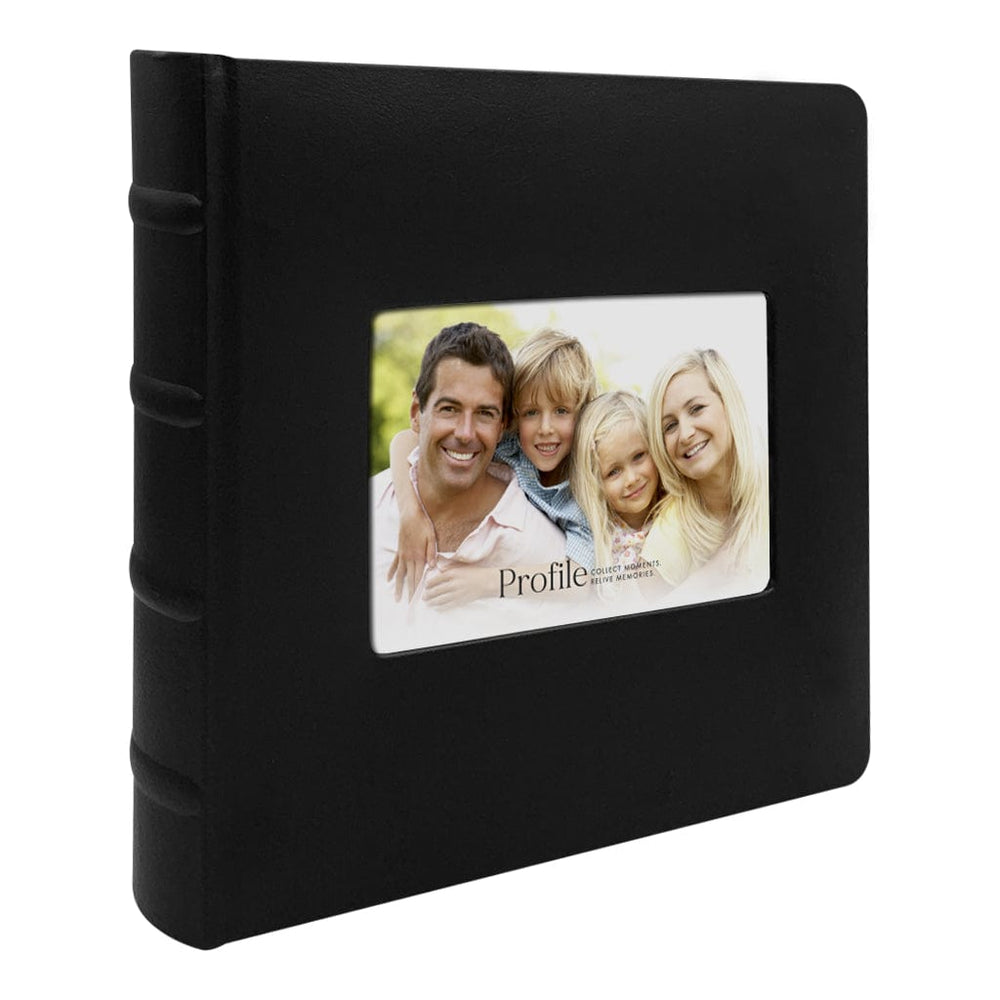 Prestige Black Leather Slip-in Photo Album 200 Photos from our Photo Albums collection by Profile Products (Australia) Pty Ltd