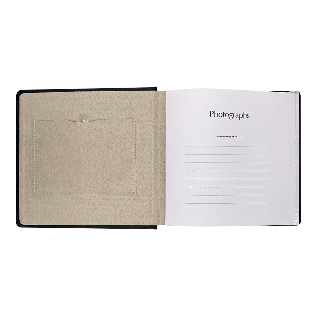 Prestige Black Leather Slip-in Photo Album 200 Photos from our Photo Albums collection by Profile Products (Australia) Pty Ltd