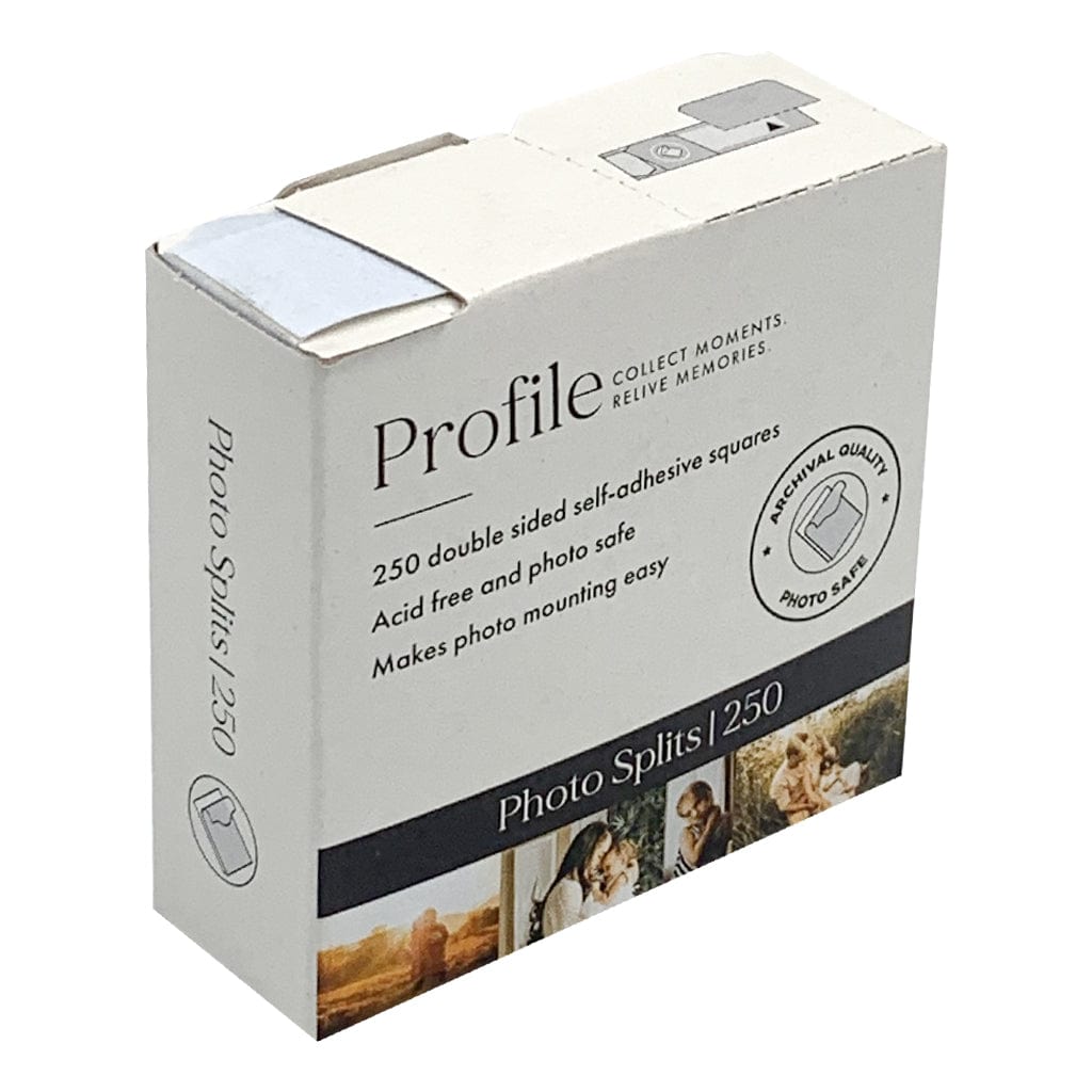 Profile Adhesive Photo Splits (250pk) from our Photo Mounting Accessories collection by Profile Products (Australia) Pty Ltd