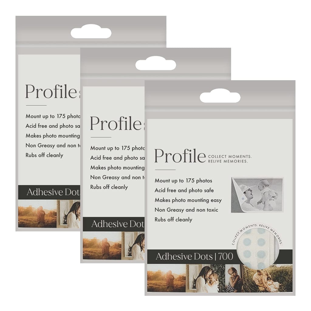 Profile Adhesive Removable Magic Dots 700pk (Bulk 3 Pack Bundle) from our Photo Mounting Accessories collection by Profile Products (Australia) Pty Ltd