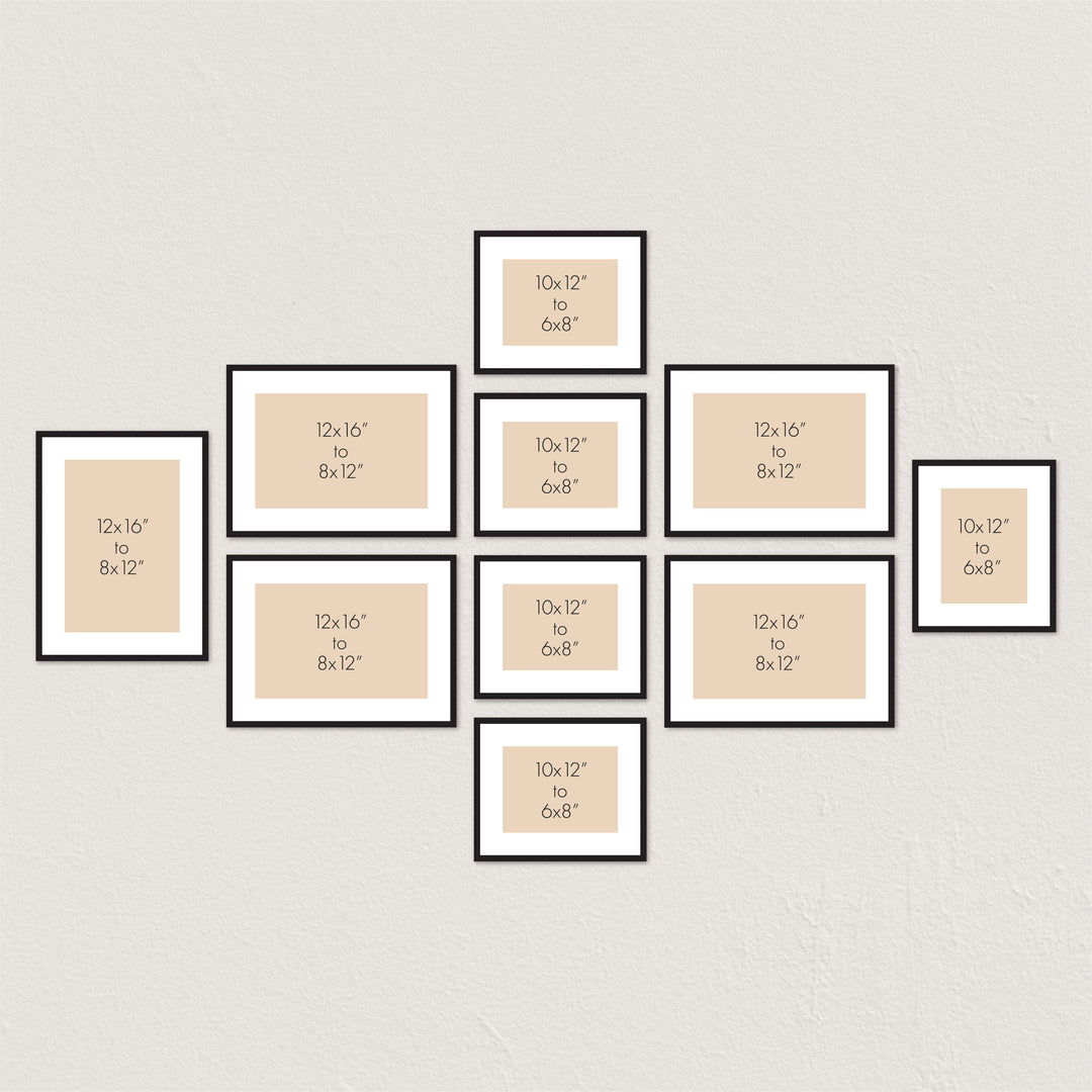 Profile Signature Storyboard Gallery Photo Wall Frames - 10 Frames from our Australian Made Gallery Photo Wall Frame Sets collection by Profile Products (Australia) Pty Ltd