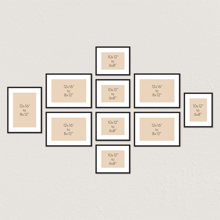 Profile Signature Storyboard Gallery Photo Wall Frames - 10 Frames from our Australian Made Gallery Photo Wall Frame Sets collection by Profile Products (Australia) Pty Ltd