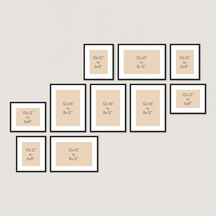 Profile Signature Storyboard Gallery Photo Wall Frames - 10 Frames from our Australian Made Gallery Photo Wall Frame Sets collection by Profile Products (Australia) Pty Ltd