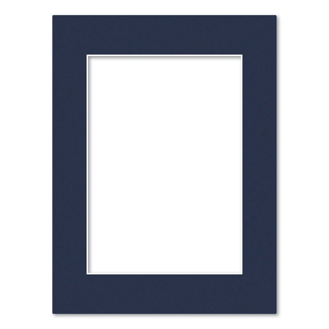 Prussian Blue Acid-Free Mat Board 12x16in (30.5x40.6cm) to suit A4 (21x30cm) image from our Mat Boards collection by Profile Products (Australia) Pty Ltd