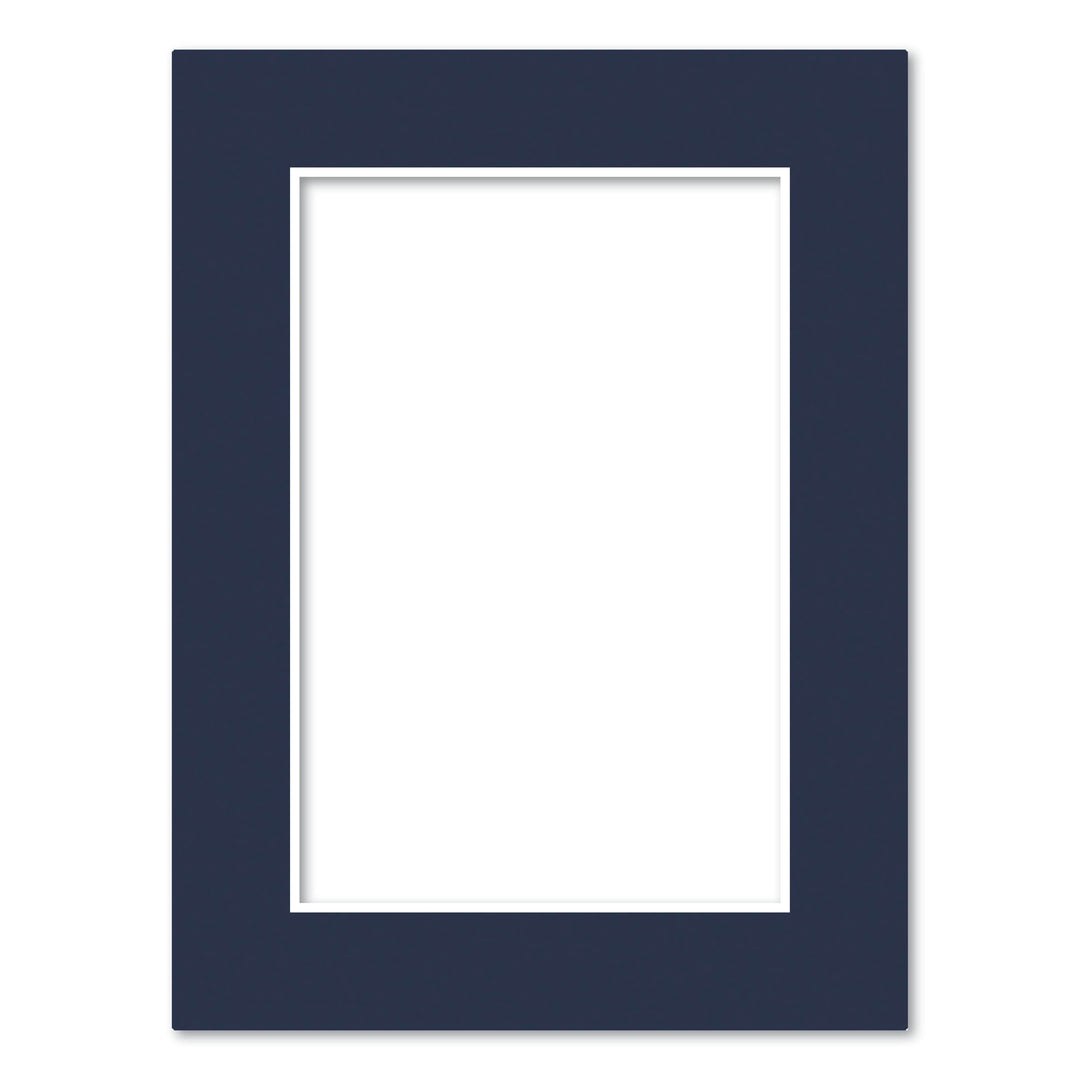 Prussian Blue Acid-Free Mat Board 6x8in (15.2x20.3cm) to suit 4x6in (10x15cm) image from our Mat Boards collection by Profile Products (Australia) Pty Ltd