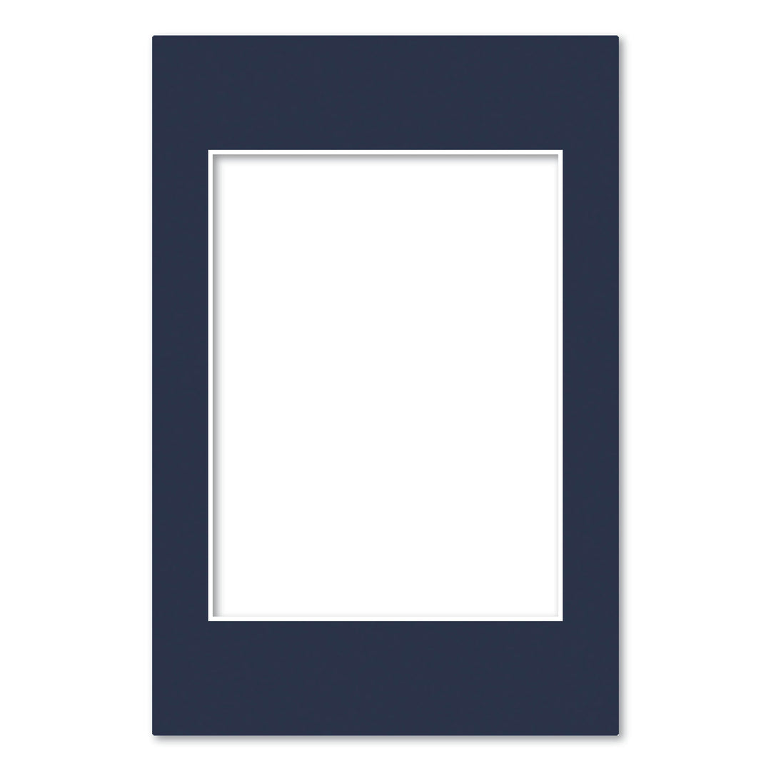 Prussian Blue Acid-Free Mat Board 8x12in (20.3x30.5cm) to suit 6x8in (15x20cm) image from our Mat Boards collection by Profile Products (Australia) Pty Ltd