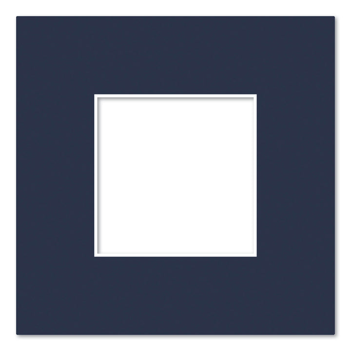 Prussian Blue Acid-Free Mat Board 8x8in (20.3x20.3cm) to suit 4x4in (10x10cm) image from our Mat Boards collection by Profile Products (Australia) Pty Ltd