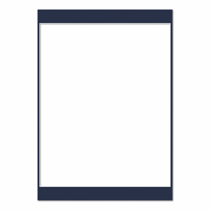 Prussian Blue Acid-Free Mat Board A2 (42x59.4cm) to suit 16x20in (40.6x50.8cm) image from our Mat Boards collection by Profile Products (Australia) Pty Ltd