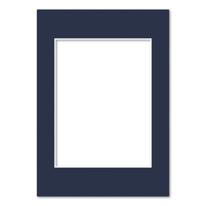 Prussian Blue Acid-Free Mat Board A4 (21x29.7cm) to suit 6x8in (15x20cm) image from our Mat Boards collection by Profile Products (Australia) Pty Ltd