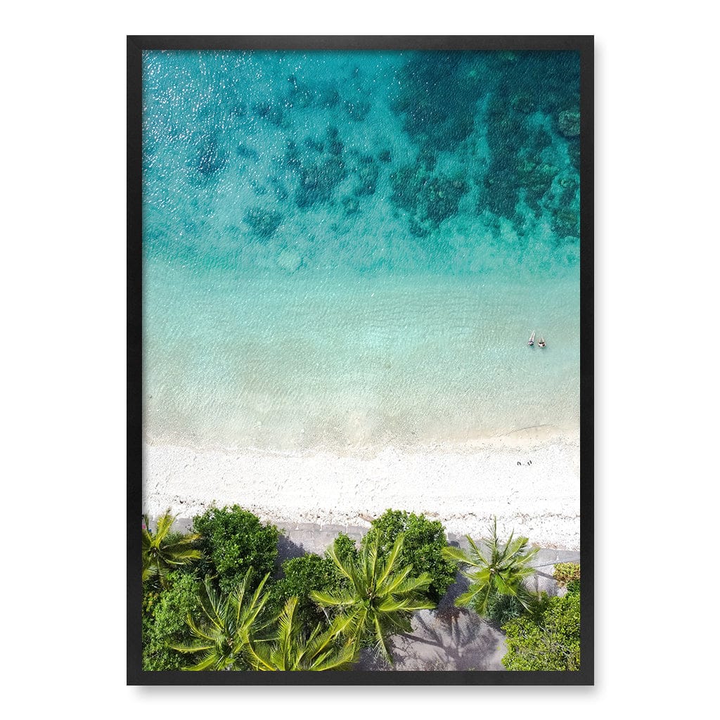 Rainforest Sands Wall Art Print A1 (59.4 x 84.1cm) / Matte Black Frame / No Border from our Australian Made Framed Wall Art, Prints & Posters collection by Profile Products (Australia) Pty Ltd