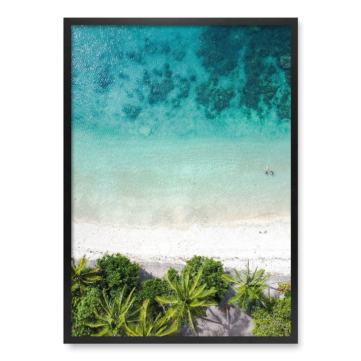 Rainforest Sands Wall Art Print A1 (59.4 x 84.1cm) / Matte Black Frame / No Border from our Australian Made Framed Wall Art, Prints & Posters collection by Profile Products (Australia) Pty Ltd