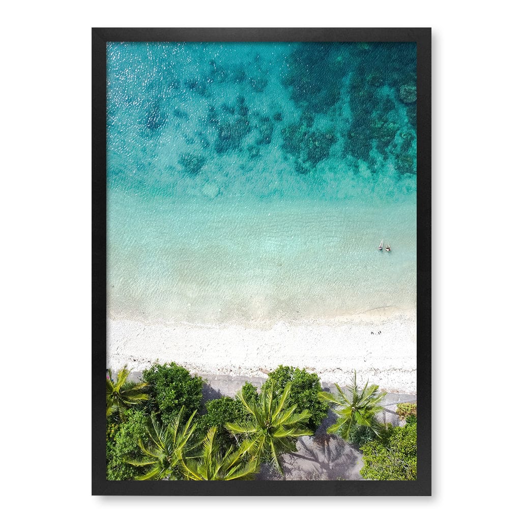 Rainforest Sands Wall Art Print A2 (42 x 59.4cm) / Matte Black Frame / No Border from our Australian Made Framed Wall Art, Prints & Posters collection by Profile Products (Australia) Pty Ltd