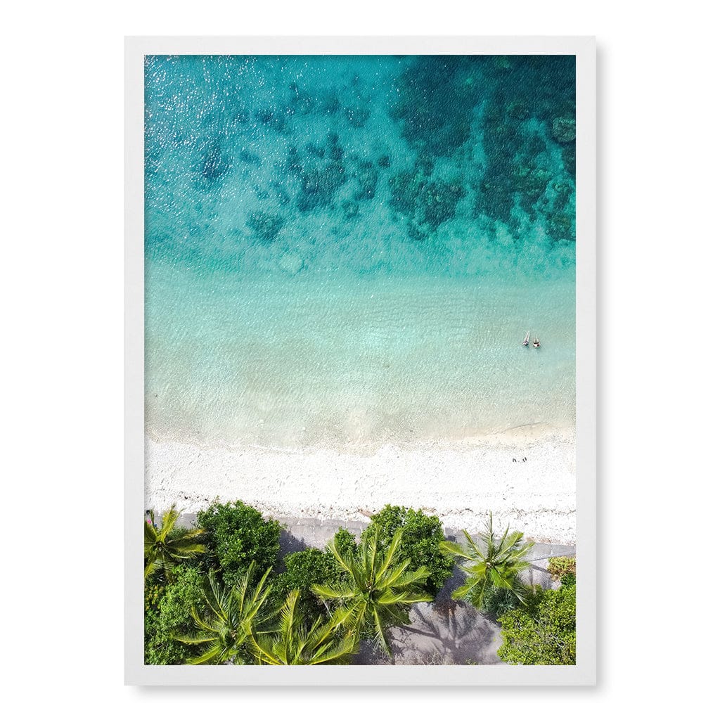 Rainforest Sands Wall Art Print A2 (42 x 59.4cm) / Matte White Frame / No Border from our Australian Made Framed Wall Art, Prints & Posters collection by Profile Products (Australia) Pty Ltd