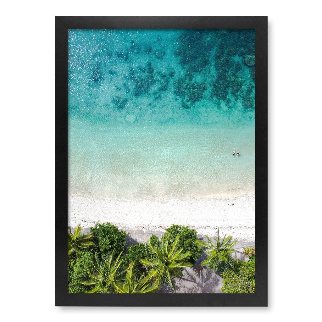 Rainforest Sands Wall Art Print A3 (29.7 x 42cm) / Matte Black Frame / No Border from our Australian Made Framed Wall Art, Prints & Posters collection by Profile Products (Australia) Pty Ltd