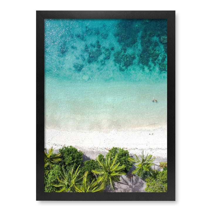 Rainforest Sands Wall Art Print A3 (29.7 x 42cm) / Matte Black Frame / No Border from our Australian Made Framed Wall Art, Prints & Posters collection by Profile Products (Australia) Pty Ltd