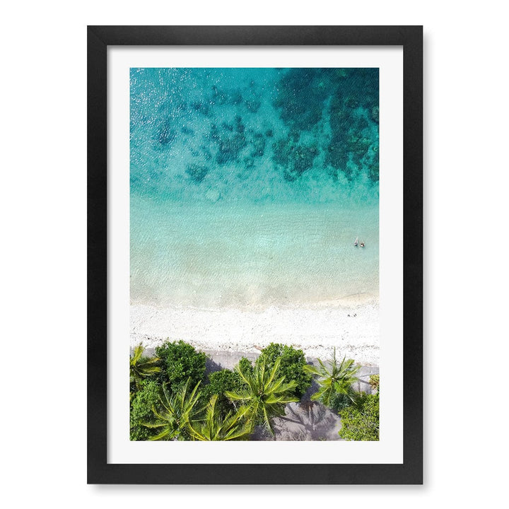 Rainforest Sands Wall Art Print A3 (29.7 x 42cm) / Matte Black Frame / White Border from our Australian Made Framed Wall Art, Prints & Posters collection by Profile Products (Australia) Pty Ltd