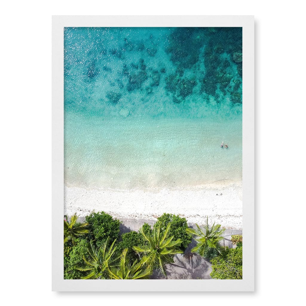 Rainforest Sands Wall Art Print A3 (29.7 x 42cm) / Matte White Frame / No Border from our Australian Made Framed Wall Art, Prints & Posters collection by Profile Products (Australia) Pty Ltd