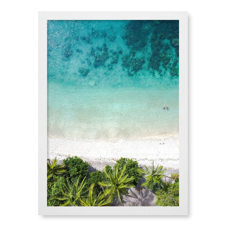 Rainforest Sands Wall Art Print A3 (29.7 x 42cm) / Matte White Frame / No Border from our Australian Made Framed Wall Art, Prints & Posters collection by Profile Products (Australia) Pty Ltd