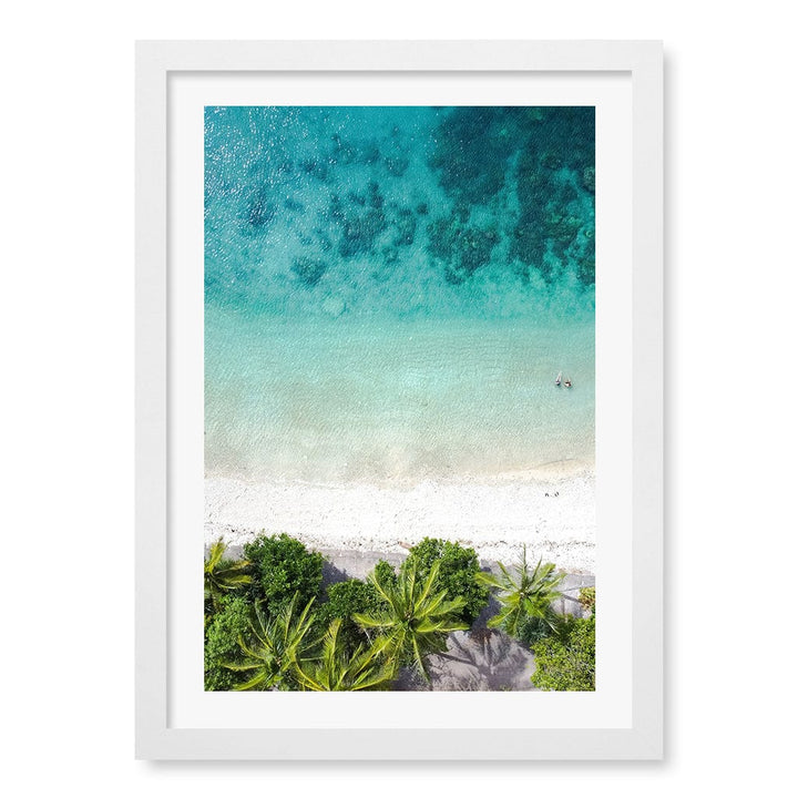 Rainforest Sands Wall Art Print A3 (29.7 x 42cm) / Matte White Frame / White Border from our Australian Made Framed Wall Art, Prints & Posters collection by Profile Products (Australia) Pty Ltd