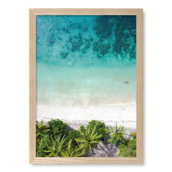 Rainforest Sands Wall Art Print A3 (29.7 x 42cm) / Natural Oak Frame / No Border from our Australian Made Framed Wall Art, Prints & Posters collection by Profile Products (Australia) Pty Ltd