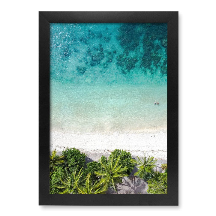 Rainforest Sands Wall Art Print A4 (21 x 29.7cm) / Matte Black Frame / No Border from our Australian Made Framed Wall Art, Prints & Posters collection by Profile Products (Australia) Pty Ltd