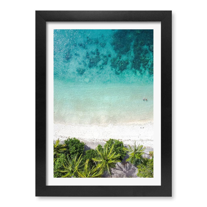 Rainforest Sands Wall Art Print A4 (21 x 29.7cm) / Matte Black Frame / White Border from our Australian Made Framed Wall Art, Prints & Posters collection by Profile Products (Australia) Pty Ltd