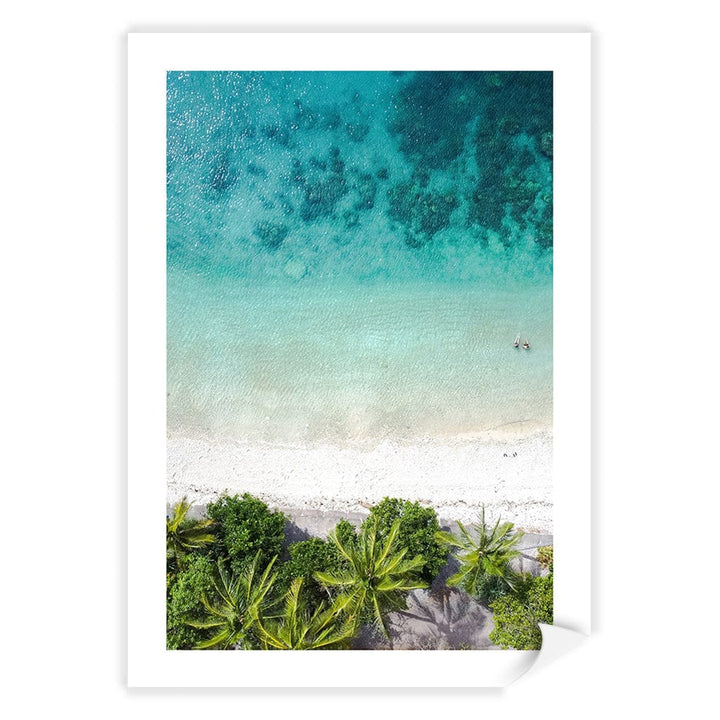 Rainforest Sands Wall Art Print A4 (21 x 29.7cm) / Print Only / White Border from our Australian Made Framed Wall Art, Prints & Posters collection by Profile Products (Australia) Pty Ltd