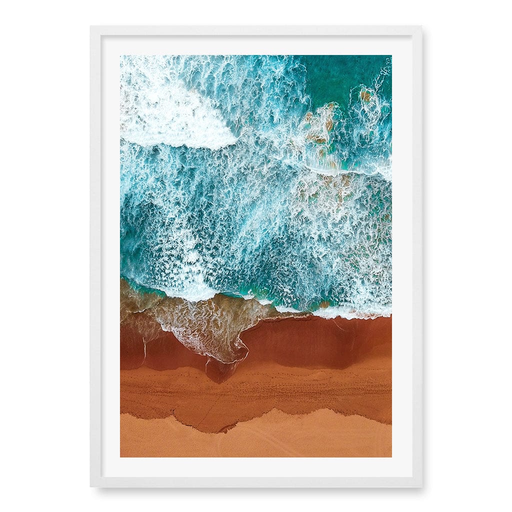 Red Sands 1 Wall Art Print A1 (59.4 x 84.1cm) / Matte White Frame / White Border from our Australian Made Framed Wall Art, Prints & Posters collection by Profile Products (Australia) Pty Ltd