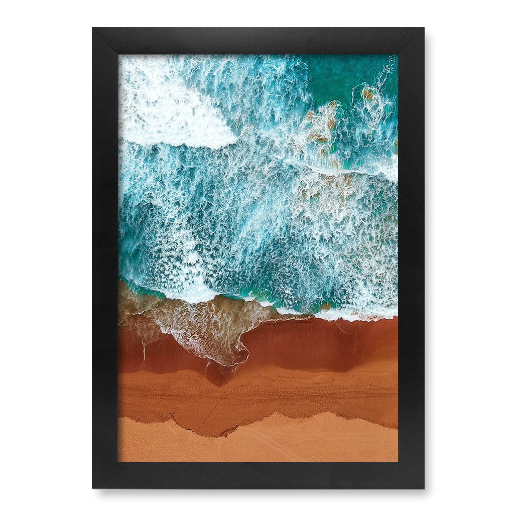 Red Sands 1 Wall Art Print A4 (21 x 29.7cm) / Matte Black Frame / No Border from our Australian Made Framed Wall Art, Prints & Posters collection by Profile Products (Australia) Pty Ltd