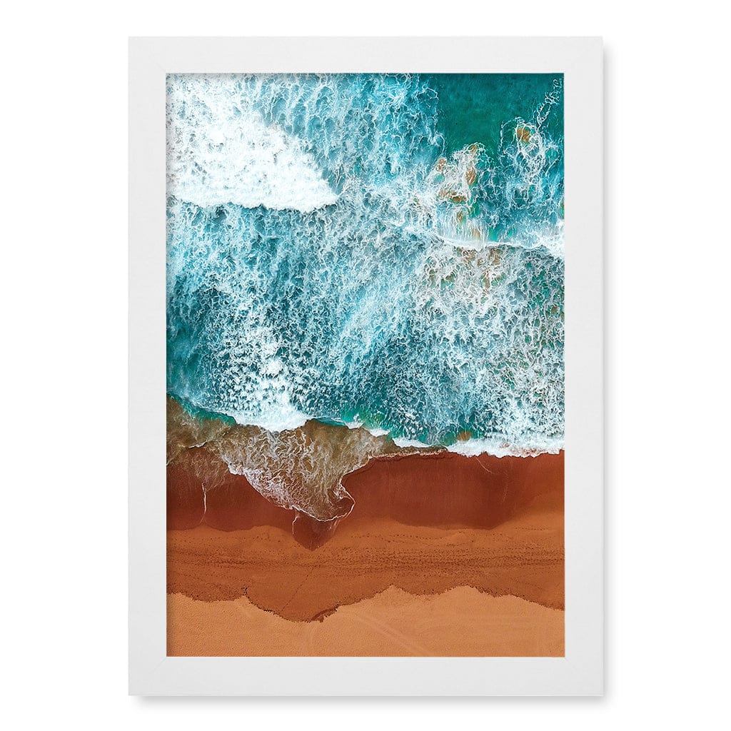 Red Sands 1 Wall Art Print A4 (21 x 29.7cm) / Matte White Frame / No Border from our Australian Made Framed Wall Art, Prints & Posters collection by Profile Products (Australia) Pty Ltd