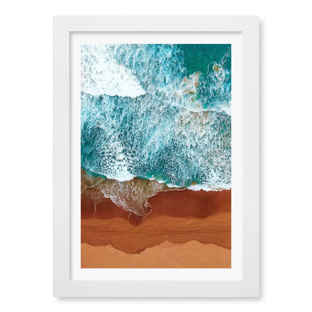 Red Sands 1 Wall Art Print A4 (21 x 29.7cm) / Matte White Frame / White Border from our Australian Made Framed Wall Art, Prints & Posters collection by Profile Products (Australia) Pty Ltd