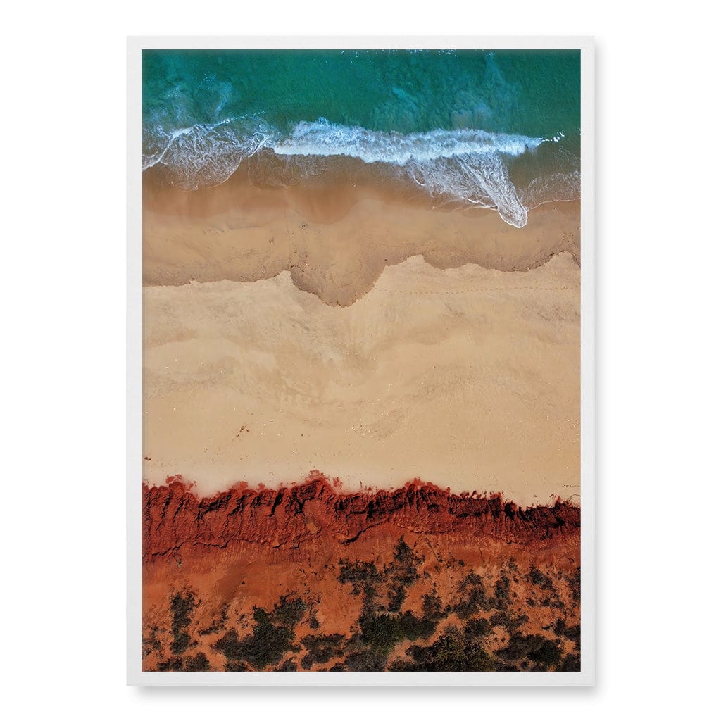 Red Sands 2 Wall Art Print A1 (59.4 x 84.1cm) / Matte White Frame / No Border from our Australian Made Framed Wall Art, Prints & Posters collection by Profile Products (Australia) Pty Ltd