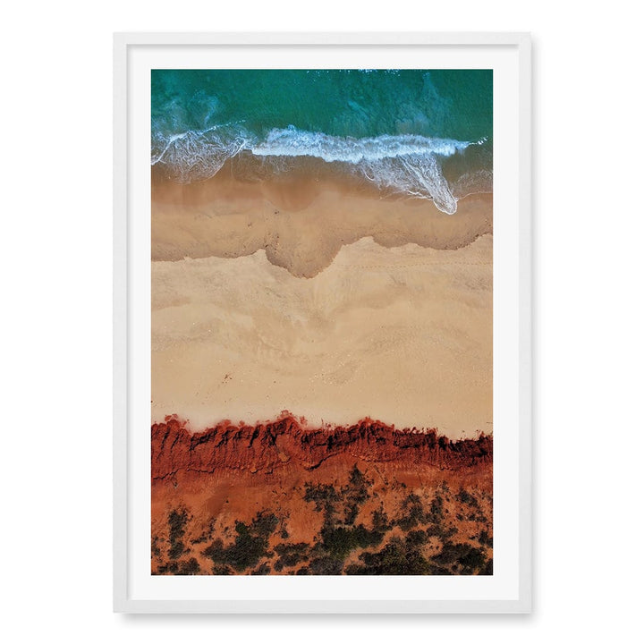 Red Sands 2 Wall Art Print A1 (59.4 x 84.1cm) / Matte White Frame / White Border from our Australian Made Framed Wall Art, Prints & Posters collection by Profile Products (Australia) Pty Ltd
