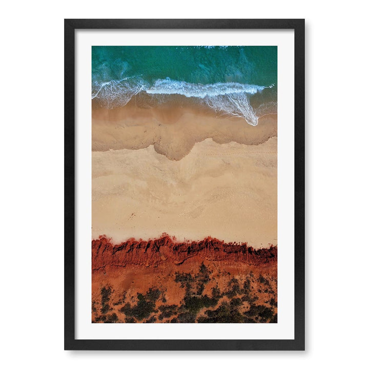 Red Sands 2 Wall Art Print A2 (42 x 59.4cm) / Matte Black Frame / White Border from our Australian Made Framed Wall Art, Prints & Posters collection by Profile Products (Australia) Pty Ltd