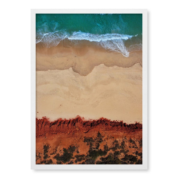 Red Sands 2 Wall Art Print A2 (42 x 59.4cm) / Matte White Frame / No Border from our Australian Made Framed Wall Art, Prints & Posters collection by Profile Products (Australia) Pty Ltd