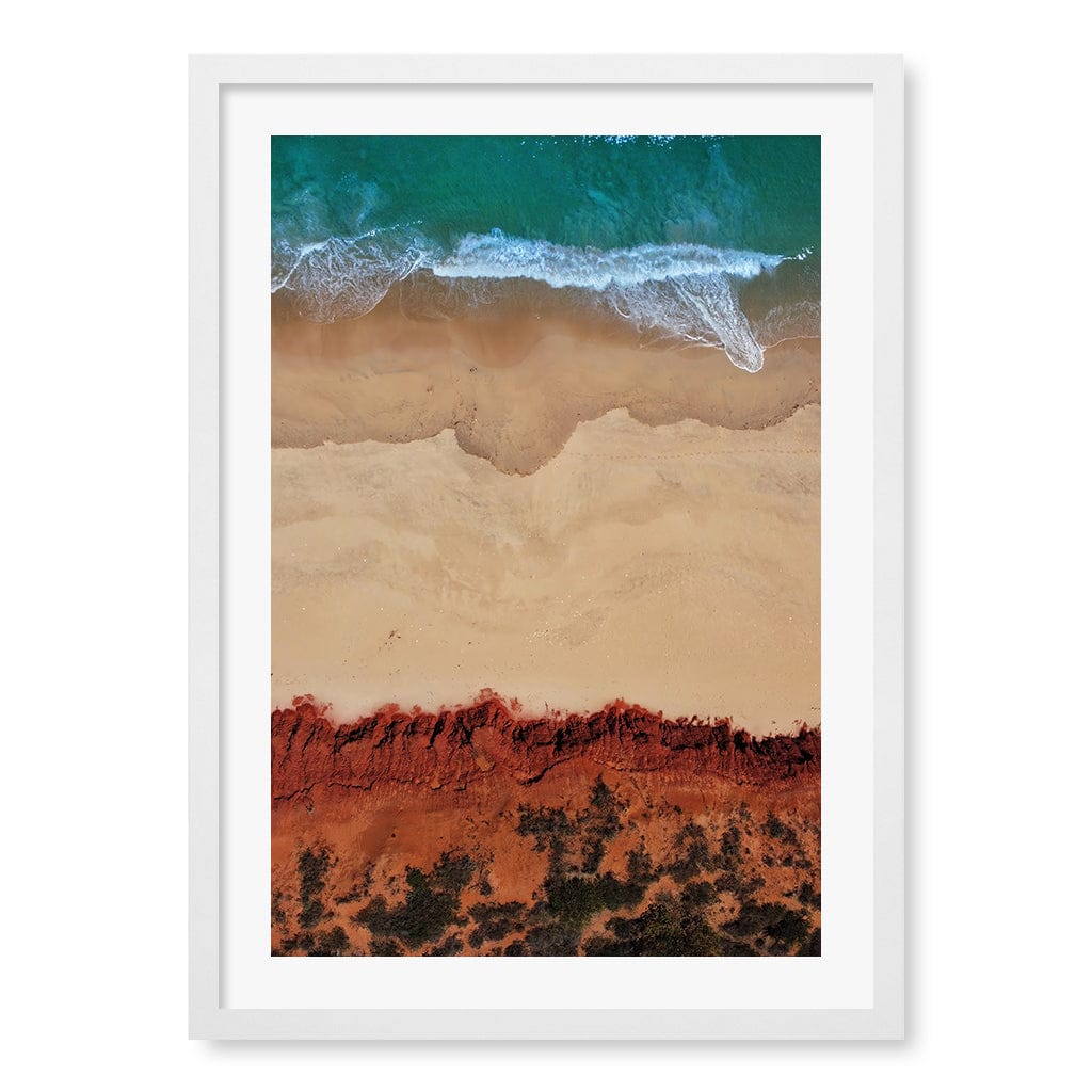 Red Sands 2 Wall Art Print A2 (42 x 59.4cm) / Matte White Frame / White Border from our Australian Made Framed Wall Art, Prints & Posters collection by Profile Products (Australia) Pty Ltd