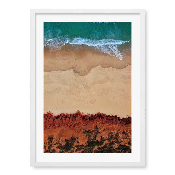 Red Sands 2 Wall Art Print A2 (42 x 59.4cm) / Matte White Frame / White Border from our Australian Made Framed Wall Art, Prints & Posters collection by Profile Products (Australia) Pty Ltd
