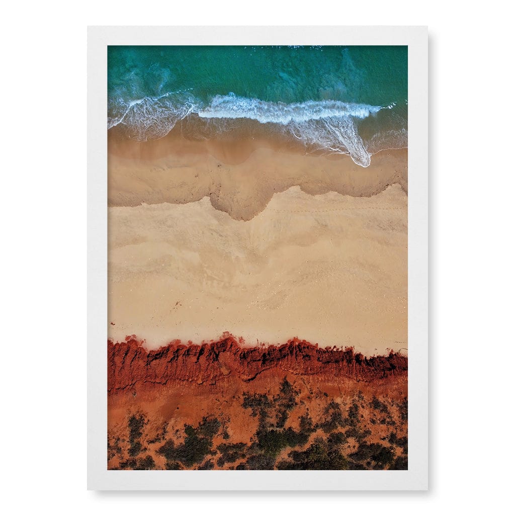 Red Sands 2 Wall Art Print A3 (29.7 x 42cm) / Matte White Frame / No Border from our Australian Made Framed Wall Art, Prints & Posters collection by Profile Products (Australia) Pty Ltd
