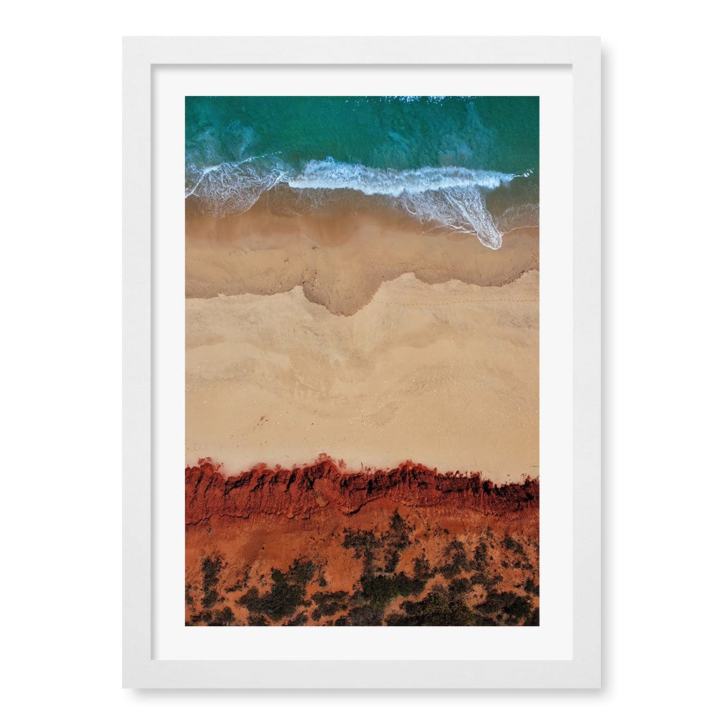 Red Sands 2 Wall Art Print A3 (29.7 x 42cm) / Matte White Frame / White Border from our Australian Made Framed Wall Art, Prints & Posters collection by Profile Products (Australia) Pty Ltd