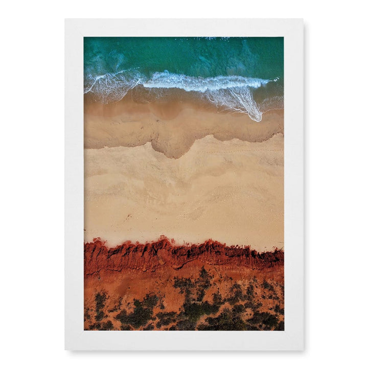 Red Sands 2 Wall Art Print A4 (21 x 29.7cm) / Matte White Frame / No Border from our Australian Made Framed Wall Art, Prints & Posters collection by Profile Products (Australia) Pty Ltd